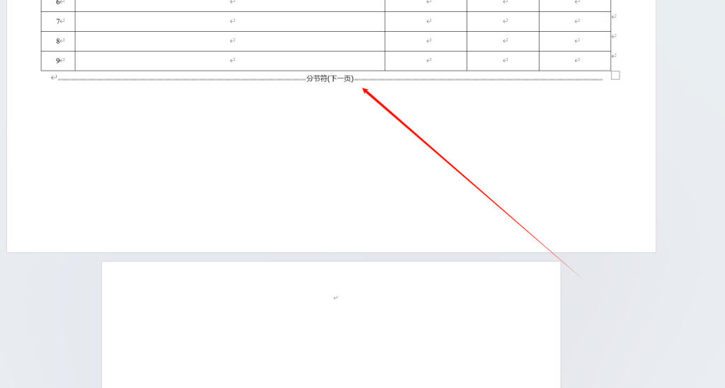 分节符最后的空页如何删除-Word实用工具